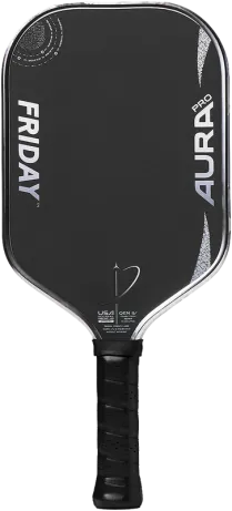 Friday Pickleball Aura Pro Elongated 16mm, Metallic Eclipse