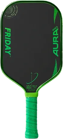 Friday Pickleball Aura Pro Elongated 16mm, Metallic Terra