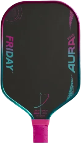 Friday Pickleball Aura Pro Elongated 16mm, Metallic Vice