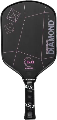 Six Zero Double Black Diamond Control 14mm, Cherry Blossom Pink (Black Edgeguard)